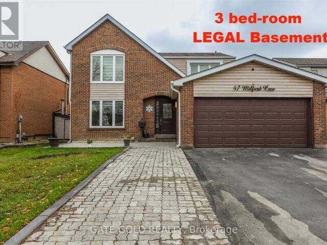 47 MILFORD CRESCENT S Brampton Ontario, L6S 3E3