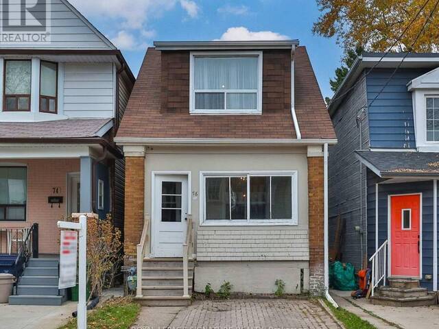 76 MURIEL AVENUE Toronto Ontario, M4J 2Y4