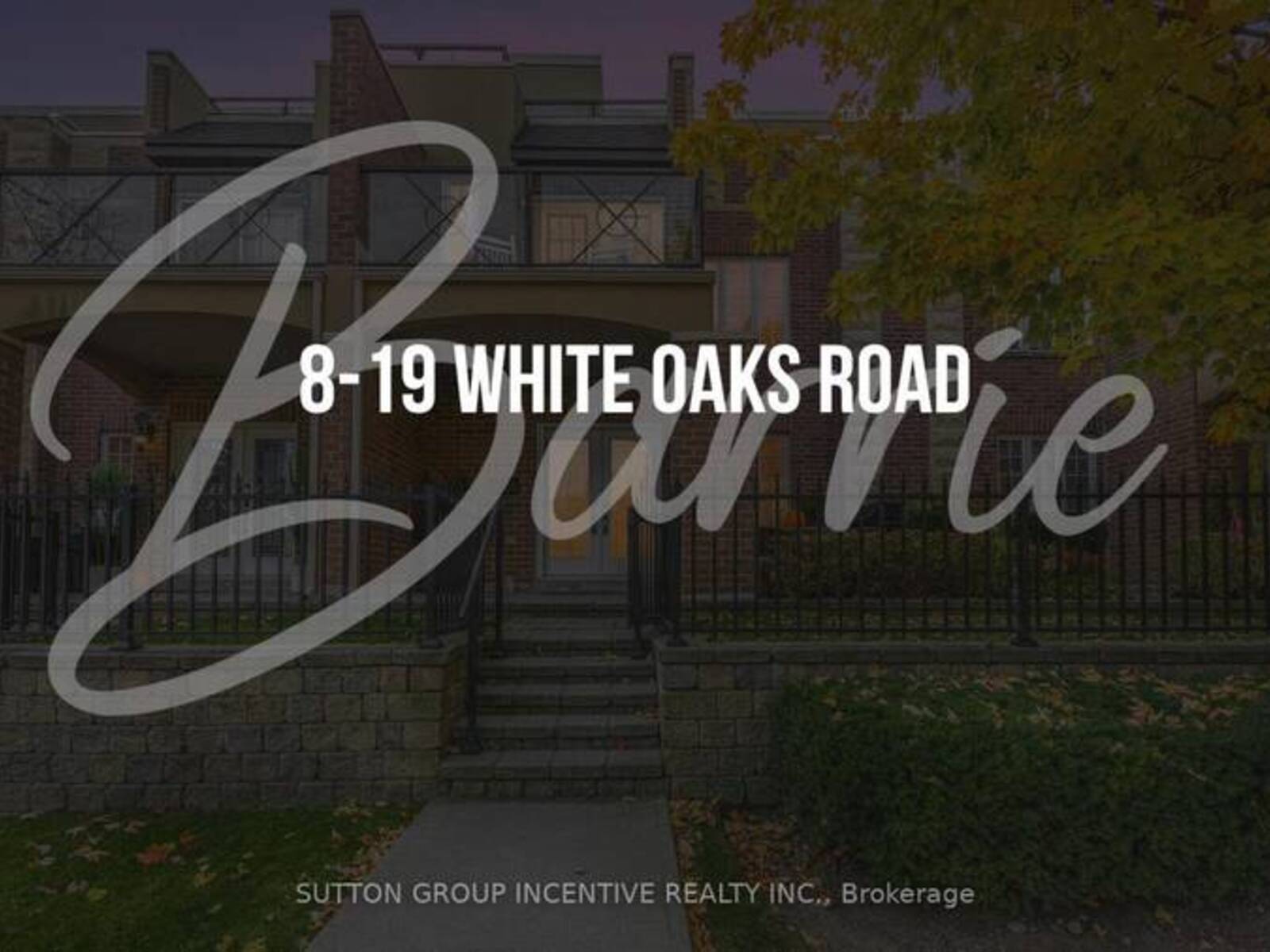 8 - 19 WHITE OAKS ROAD, Barrie, Ontario L4N 5A2