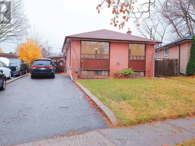 27 MANORWOOD ROAD Toronto Ontario, M1P 4G8