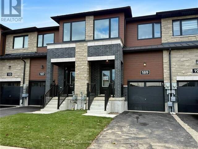 189 LORMONT BOULEVARD Hamilton Ontario, L8J 0K2