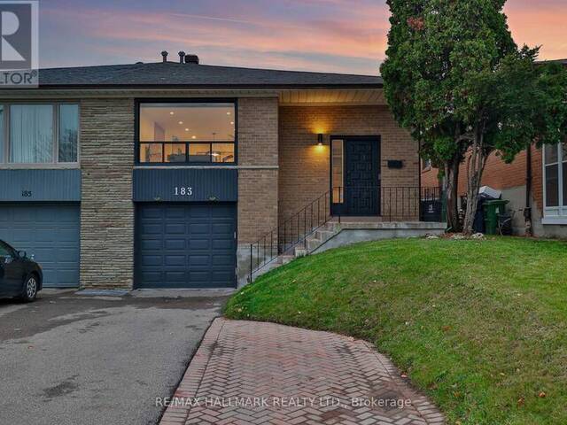 183 WILLOWRIDGE ROAD Toronto Ontario, M9R 3Z8