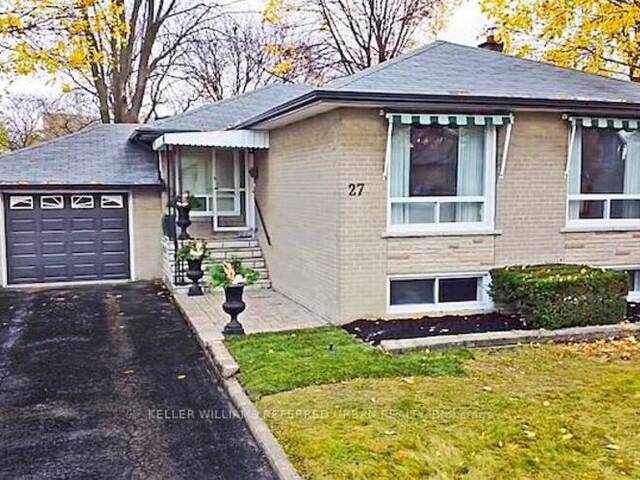 27 CRENDON DRIVE Toronto Ontario, M9C 3G6