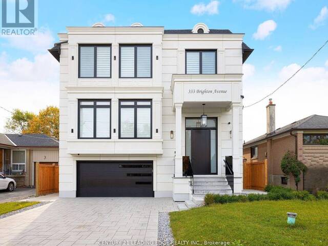 333 BRIGHTON AVENUE Toronto Ontario, M3H 4G4