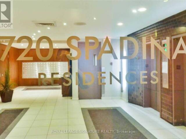 709 - 720 SPADINA AVENUE Toronto Ontario, M5S 2T9