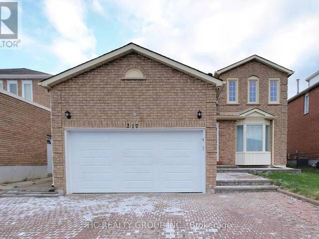 217 HIGHGLEN AVENUE Markham Ontario, L3S 1Y4