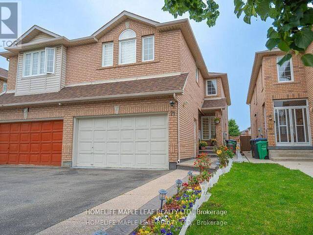 71 TUMBLEWEED TRAIL Brampton Ontario, L6Y 4Z9