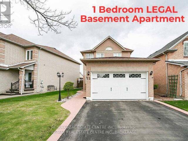 12 TRAILRIDGE DRIVE Brampton Ontario, L6X 4M6