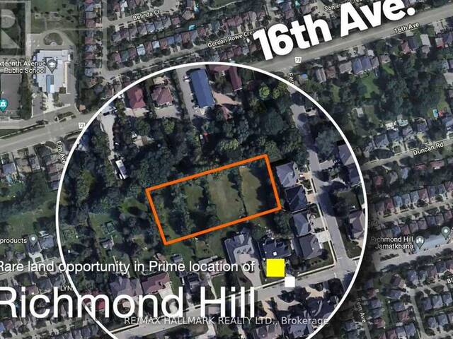 LOT 23 PART OF DUNCAN/16TH ROAD Richmond Hill Ontario, L4C 0A0