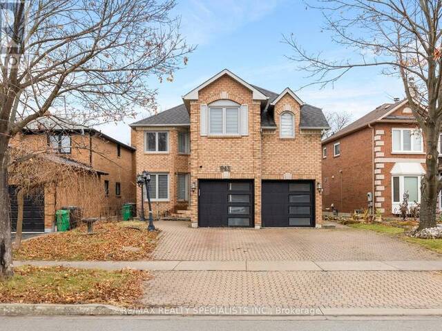 943 CEREMONIAL DRIVE Mississauga Ontario, L5R 3A9