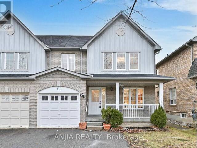 81 STOTTS CRESCENT Markham Ontario, L6E 1T2