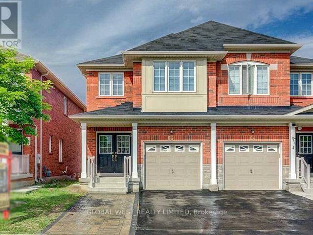 86 CHECKERBERRY CRESCENT Brampton Ontario, L6R 3P7