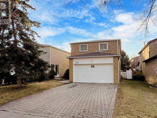 1540 MARSH COURT DRIVE Pickering Ontario, L1V 6C6