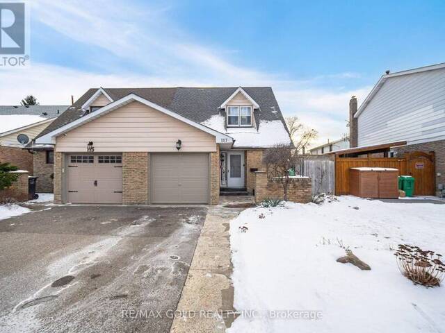 117 BEECH STREET Brampton Ontario, L6V 2Z2