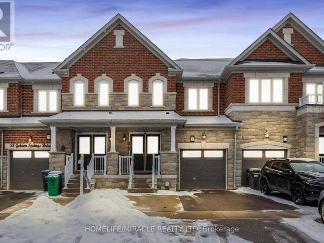 30 GOLDEN SPRINGS DRIVE Brampton Ontario, L7A 4N4