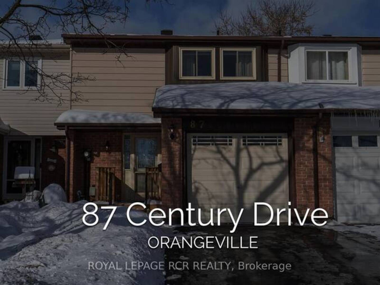 87 CENTURY DRIVE, Orangeville, Ontario L9W 3S2