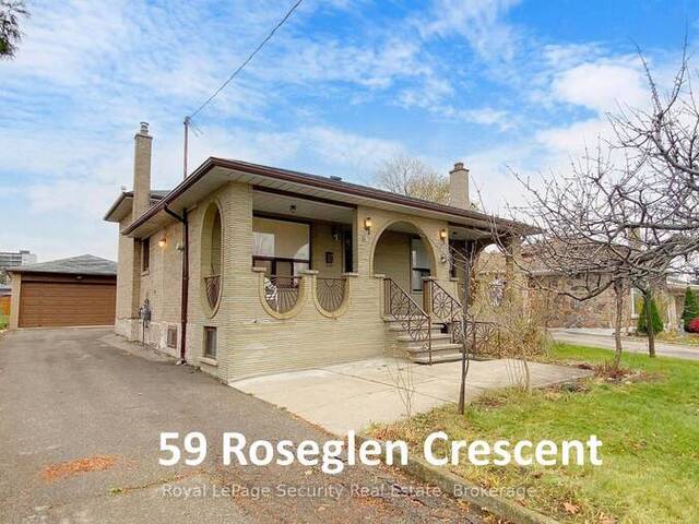 59 ROSEGLEN CRESCENT Toronto Ontario, M3N 1G7