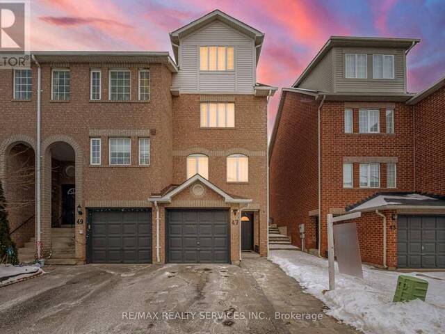 32 - 47 SPADINA ROAD Brampton Ontario, L6X 4X6