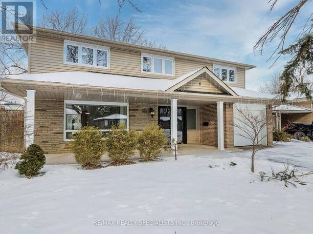 6 NORVAL CRESCENT Brampton Ontario, L6W 1J2