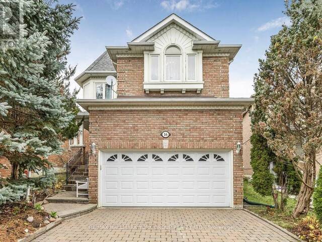 16 MOJAVE CRESCENT Richmond Hill Ontario, L4S 1R4