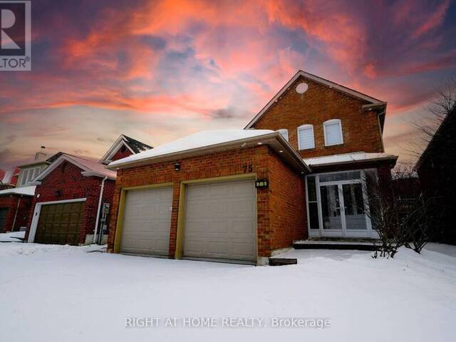 75 BONNY MEADOWS DRIVE Aurora Ontario, L4G 6M9