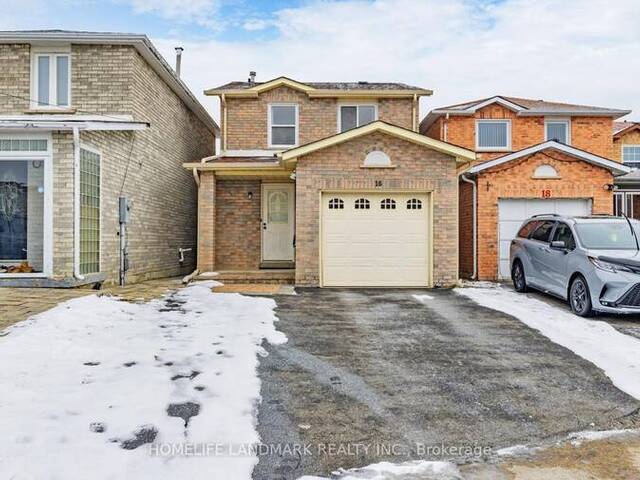 16 JAMES EDWARD DRIVE Markham Ontario, L3S 1Y8