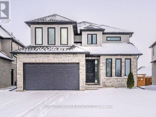 522 MASTERS DRIVE Woodstock Ontario, N4T 0L2