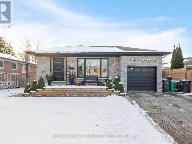 377 BARTLEY BULL PARKWAY Brampton Ontario, L6W 2M1