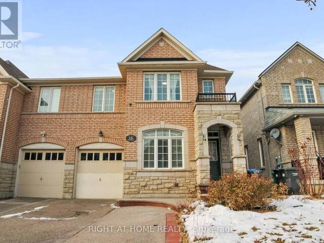 16 SCULPTOR STREET Brampton Ontario, L6P 3H5