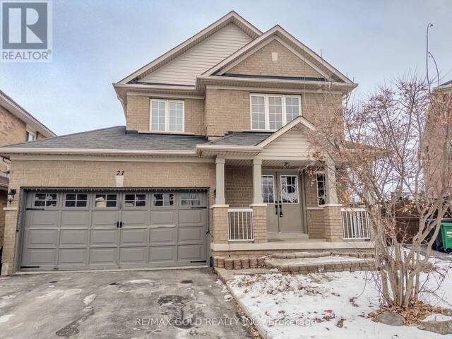 21 MILKWEED CRESCENT Brampton Ontario, L7A 2G5