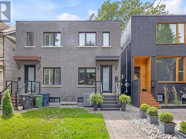 152 RHODES AVENUE Toronto Ontario, M4L 3A1