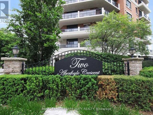 1201 - 2 ABERFOYLE CRESCENT Toronto Ontario, M8X 2Z8 - 2 Bedrooms Condo For Sale