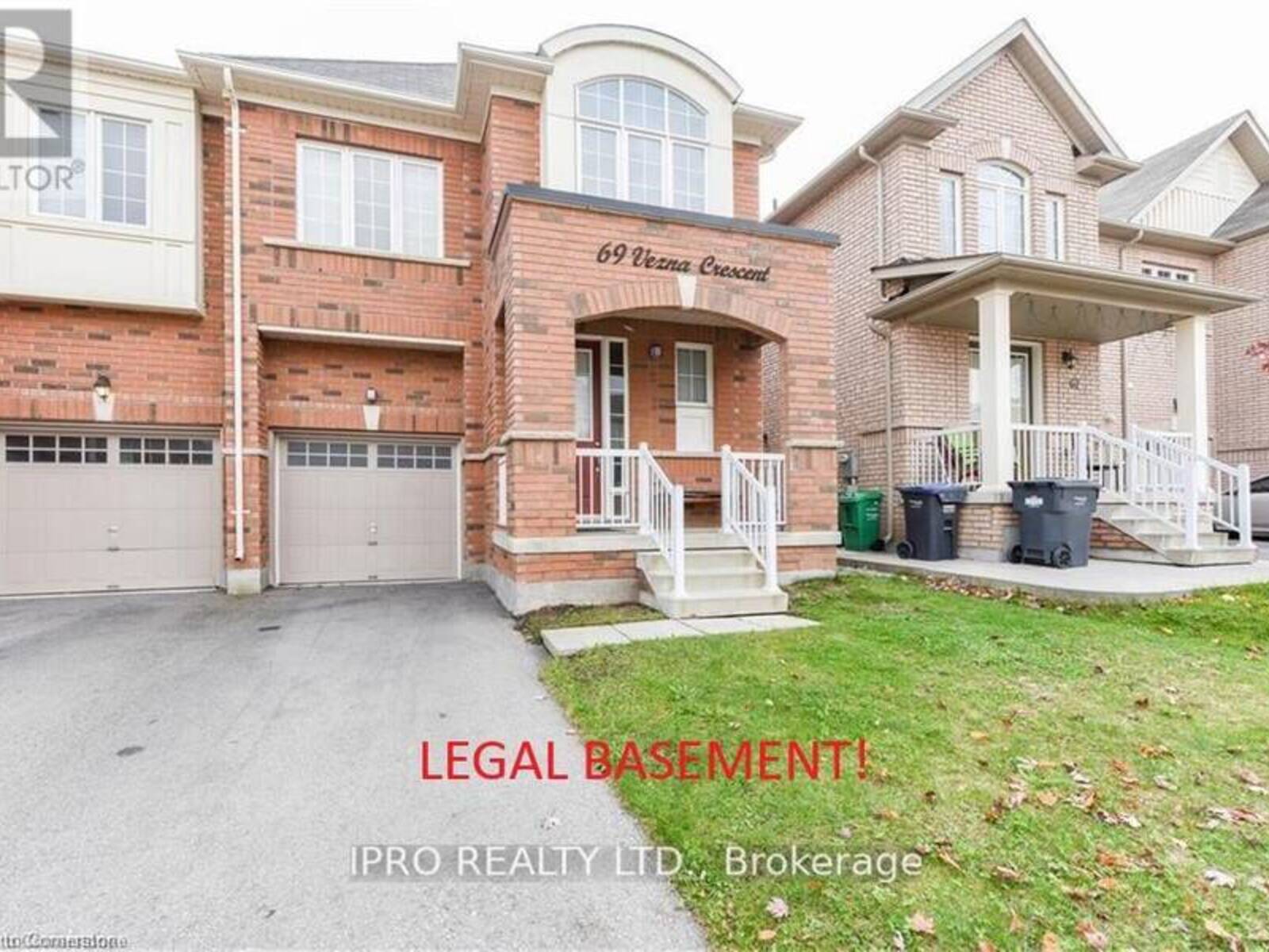 69 VEZNA CRESCENT, Brampton, Ontario L6X 5K4