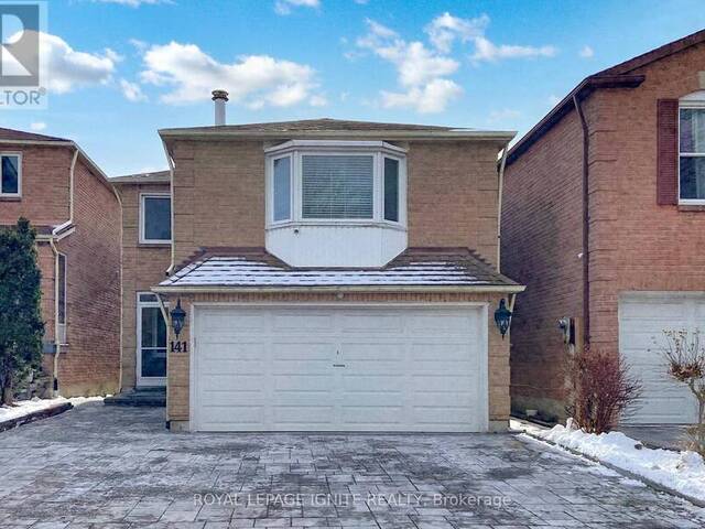 141 PONYMEADOW TERRACE Toronto Ontario, M1C 4K6