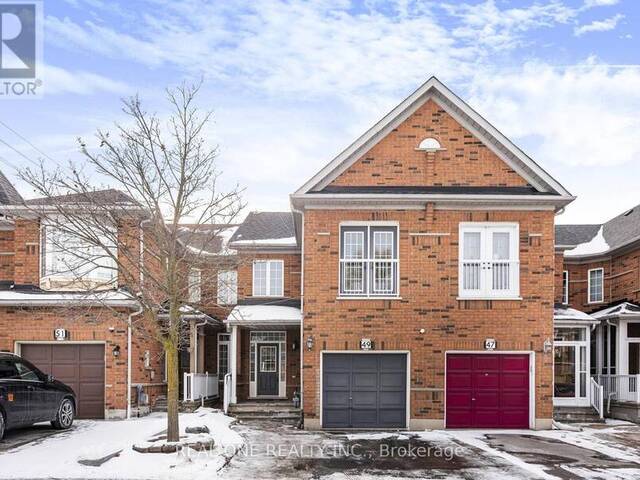 49 RUBY CRESCENT Richmond Hill Ontario, L4S 2E9