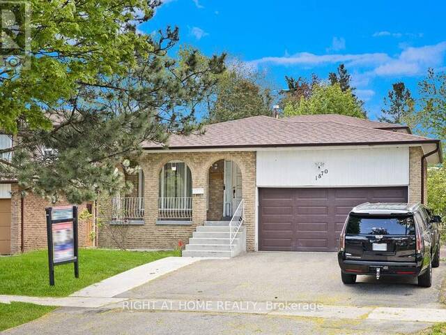 1870 ROSEFIELD ROAD Pickering Ontario, L1V 3H6