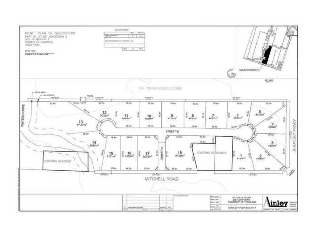 00 MITCHELL ROAD Belleville Ontario, K8N 4Z6 - Vacant Land For Sale