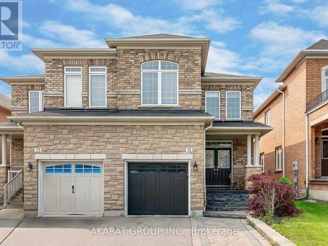 71 CONDOTTI DRIVE Vaughan Ontario, L4H 0H6 - 3 Bedrooms Home For Sale