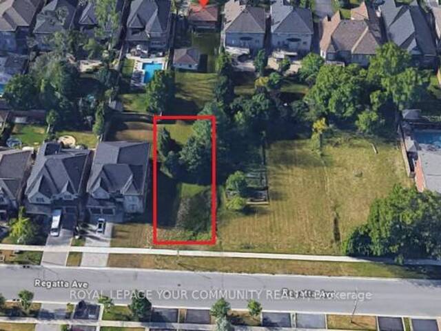 71 REGATTA AVENUE Richmond Hill Ontario, L4E 4R1 - Vacant Land For Sale