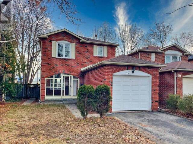 17 MILEY DRIVE Markham Ontario, L3R 4V1 - 3 Bedrooms Home For Sale