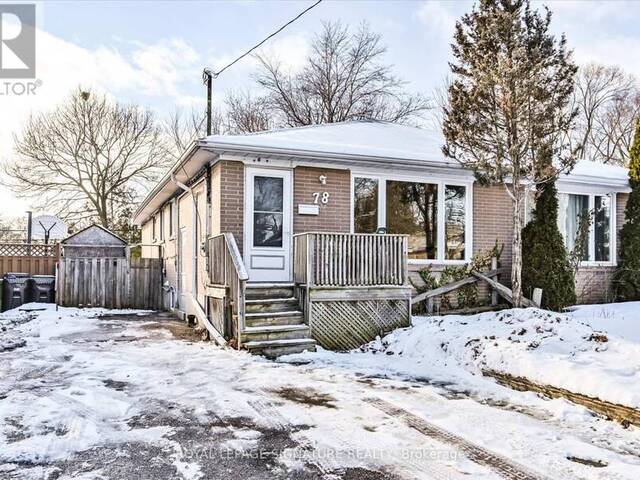 78 BIRKDALE ROAD Toronto Ontario, M1P 3R5