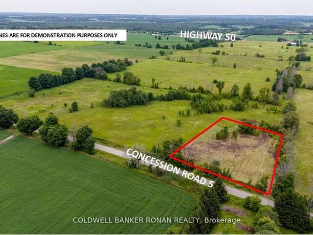 3185 CONCESSION RD 5 Adjala-Tosorontio Ontario, L0G 1L0 - Vacant Land For Sale