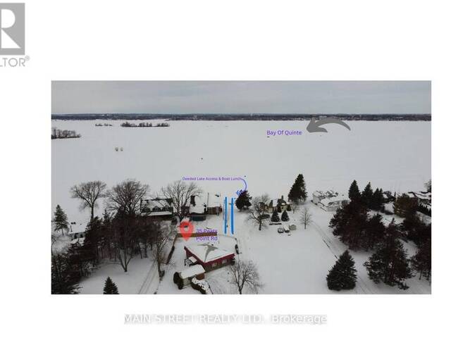 35 PEATS POINT ROAD Prince Edward Ontario, K8N 4Z7 - 3 Bedrooms Home For Sale