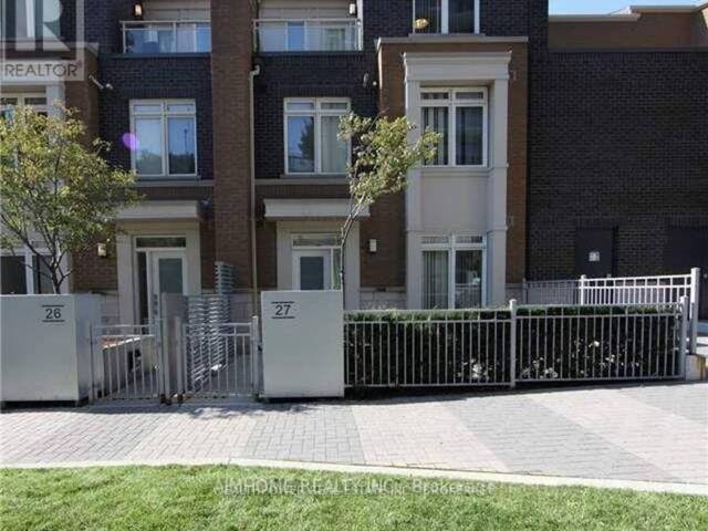 27 - 370 SQUARE ONE DRIVE Mississauga Ontario, L5B 0E6 - 3 Bedrooms Condo For Sale