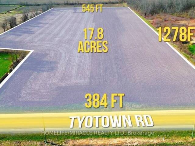 LOT 11 CON 2, TOYOTOWN ROAD Cornwall Ontario, K6H 5R5 - Vacant Land For Sale