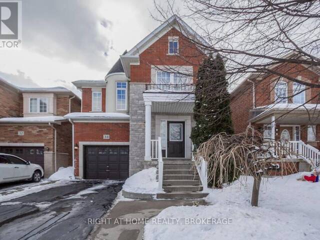 34 PENBRIDGE CIRCLE Brampton Ontario, L7A 2P9 - 4 Bedrooms Home For Sale