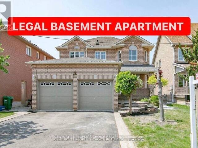 46 CREEKWOOD DRIVE Brampton Ontario, L7A 1J3 - 6 Bedrooms Home For Sale