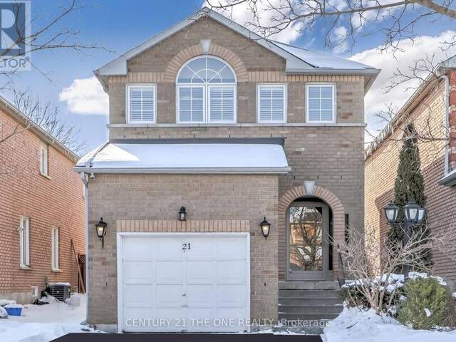 21 APOLLO ROAD Markham Ontario, L3S 4G8 - 4 Bedrooms Home For Sale