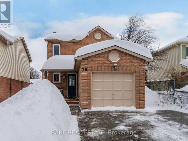 78 HADDEN CRESCENT Barrie Ontario, L4M 6G7 - 3 Bedrooms Home For Sale