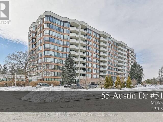 515 - 55 AUSTIN DRIVE Markham Ontario, L3R 8H5 - 2 Bedrooms Condo For Sale